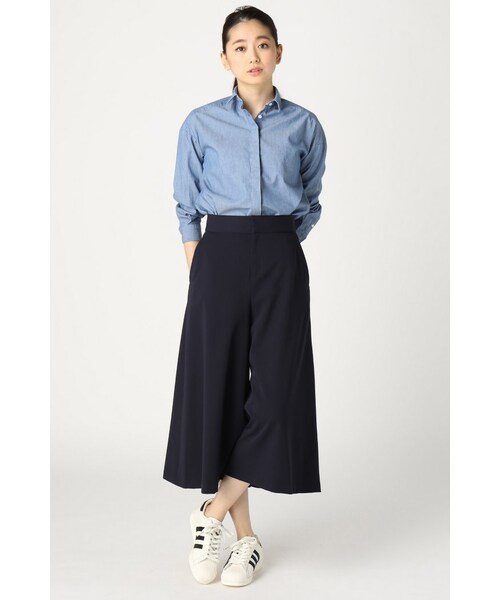 plage（プラージュ）の「《追加2予約》ドライギャバキュロットパンツ（パンツ・レディース・ホワイト/カーキ/ネイビー・34/36/38）」の13枚目の写真