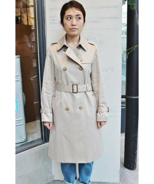 美品　IENA SLOBE*イエナ*コットンギャバ トレンチコート SLOBE IENA（スローブイエナ）の「《追加》コットンギャバ