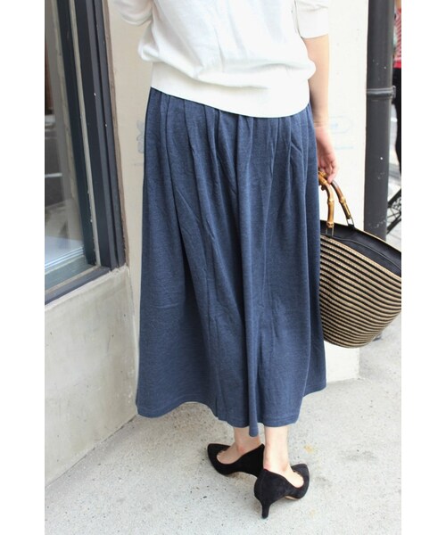 SLOBE IENA（スローブイエナ）の「メンモダールワイド パンツ（パンツ・レディース・ブラック/グレーA/ブルー・フリー）」の21枚目の写真