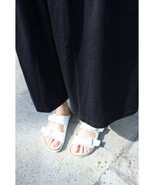 SLOBE IENA（スローブイエナ）の「メンモダールワイド パンツ（パンツ・レディース・ブラック/グレーA/ブルー・フリー）」の13枚目の写真