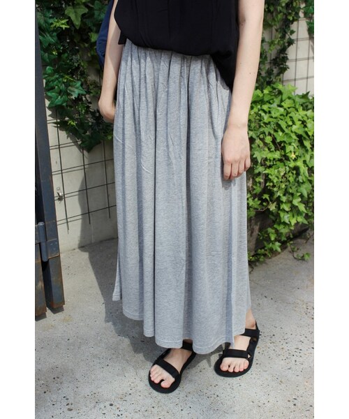 SLOBE IENA（スローブイエナ）の「メンモダールワイド パンツ（パンツ・レディース・ブラック/グレーA/ブルー・フリー）」の18枚目の写真