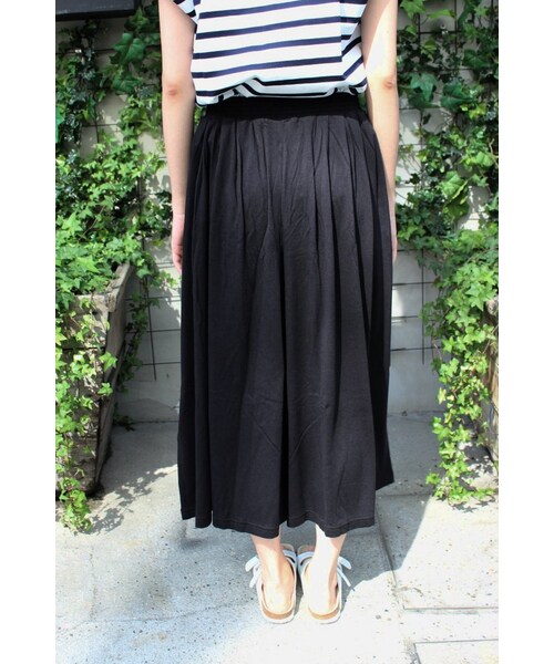 SLOBE IENA（スローブイエナ）の「メンモダールワイド パンツ（パンツ・レディース・ブラック/グレーA/ブルー・フリー）」の10枚目の写真