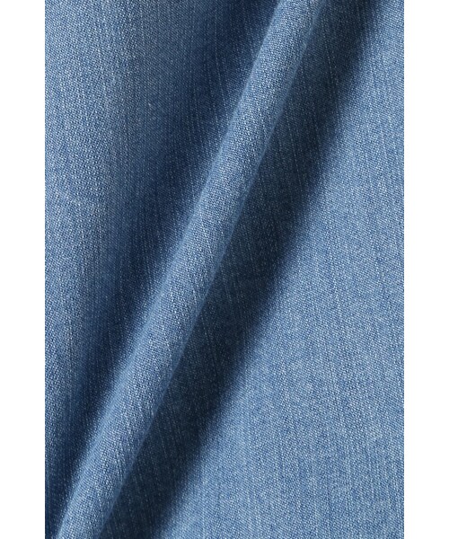 SLOBE IENA（スローブイエナ）の「デニムノースリーブブラウス（トップス・レディース・ネイビー/ブルー・フリー）」の11枚目の写真