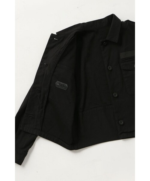 Spick & Span(スピックアンドスパン)の「バックサテンSTセイヒンゾメ ミリタリーシャツジャケット(ジャケット/アウター・レディース・グレー/カーキ・フリー)」の14枚目の写真
