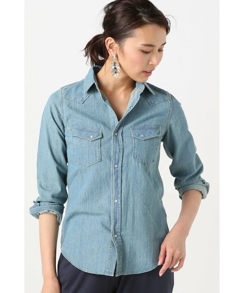 【美品】NOBLE デニムシャツ Noble（ノーブル）の「【追加】デニムシャツ1（シャツ）」 - WEAR