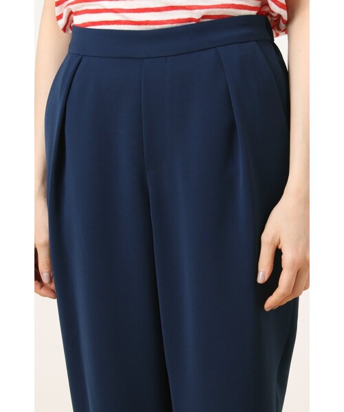 Spick & Span（スピックアンドスパン）の「エステルツイル クロップドイージー（パンツ・レディース・ブラック/カーキ/ネイビー・36/38）」の11枚目の写真