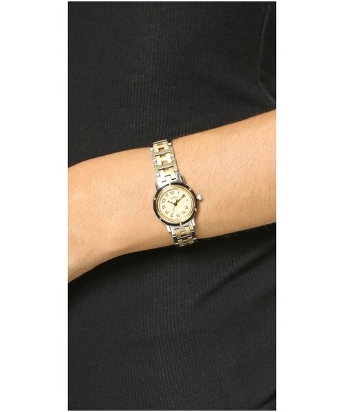 HERMES（エルメス）の「What Goes Around Comes Around Vintage Hermes Clipper PM Watch（アナログ腕時計・レディース・Gold・One Size）」の3枚目の写真