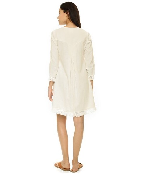 BCBGMAXAZRIA（ビーシービージーマックスアズリア）の「BCBGMAXAZRIA Trysta Dress（ワンピース・レディース・Off White・L/S/M/XS）」の3枚目の写真
