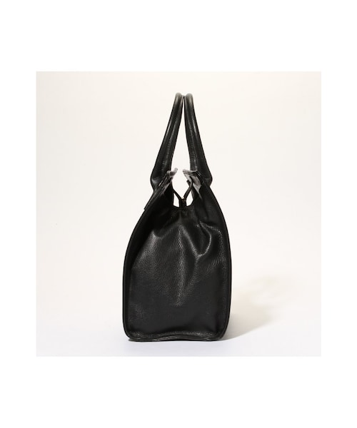 JOURNAL STANDARD relume（ジャーナルスタンダード　レリューム）の「LIMPRONTA BOXガタ カタオシレザーBAG（バッグ・レディース・ブラック/ホワイト・フリー）」の3枚目の写真