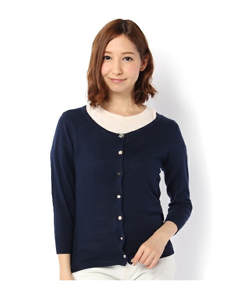 mysty woman（ミスティウーマン）の「ボタン違いカーディガン（）」 - WEAR