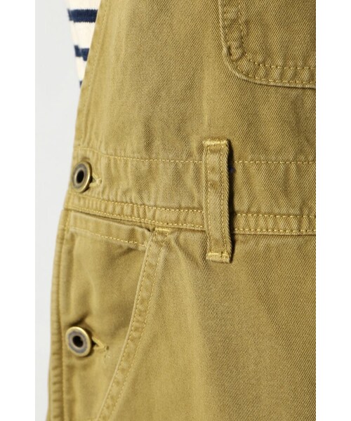 JOURNAL STANDARD LUXE（ジャーナルスタンダード　ラックス）の「オーバーダイ チノ オーバーオール（オールインワン・サロペット・レディース・ブラック/ホワイト/キャメル・S/M）」の11枚目の写真