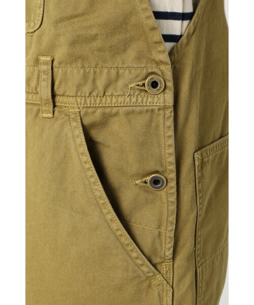 JOURNAL STANDARD LUXE（ジャーナルスタンダード　ラックス）の「オーバーダイ チノ オーバーオール（オールインワン・サロペット・レディース・ブラック/ホワイト/キャメル・S/M）」の10枚目の写真