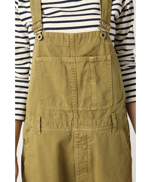JOURNAL STANDARD LUXE（ジャーナルスタンダード　ラックス）の「オーバーダイ チノ オーバーオール（オールインワン・サロペット・レディース・ブラック/ホワイト/キャメル・S/M）」の14枚目の写真