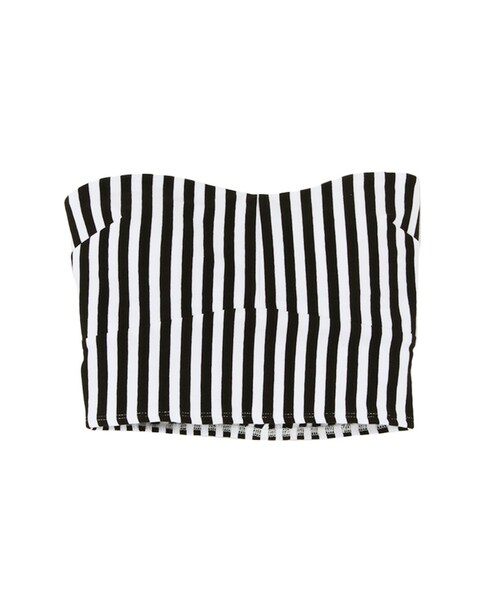GYDA（ジェイダ）の「ストライプBACKOPENビスチェ（トップス・レディース・グレー/ブラック・F）」の10枚目の写真