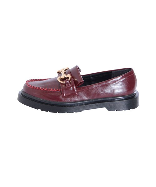 jouetie（ジュエティ）の「ビットローファー（シューズ・レディース・ブラック/ボルドー/キャメル/シルバー・M/L）」の3枚目の写真