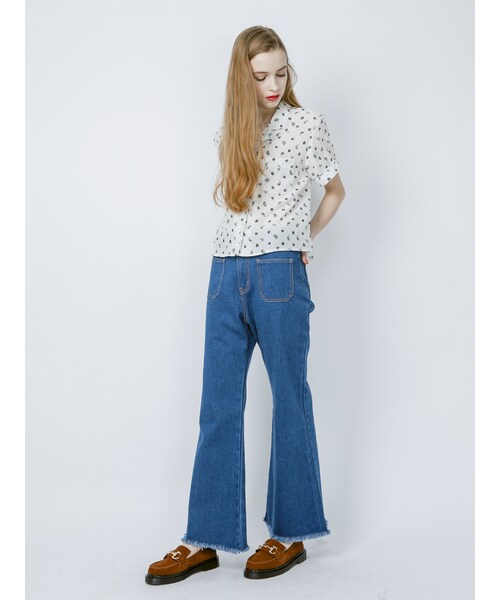 jouetie（ジュエティ）の「ビットローファー（シューズ・レディース・ブラック/ボルドー/キャメル/シルバー・M/L）」の7枚目の写真