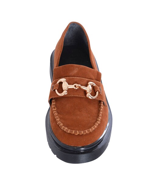 jouetie（ジュエティ）の「ビットローファー（シューズ・レディース・ブラック/ボルドー/キャメル/シルバー・M/L）」の8枚目の写真