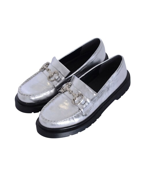 jouetie（ジュエティ）の「ビットローファー（シューズ・レディース・ブラック/ボルドー/キャメル/シルバー・M/L）」の13枚目の写真