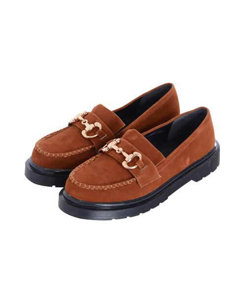 jouetie（ジュエティ）の「ビットローファー（シューズ・レディース・ブラック/ボルドー/キャメル/シルバー・M/L）」の5枚目の写真