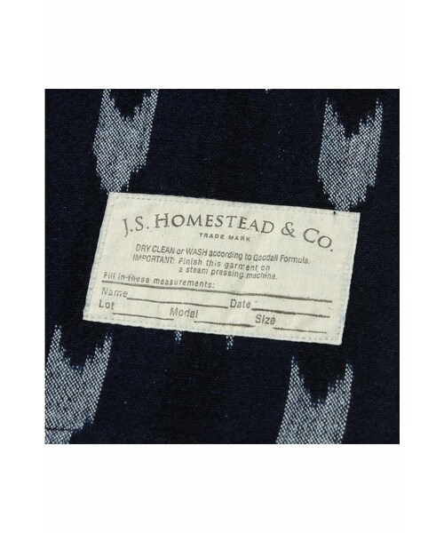 JOURNAL STANDARD（ジャーナルスタンダード）の「KASURI FABRIC / 備後絣: ストール（財布/小物・レディース・ネイビー/ネイビー A・フリー）」の4枚目の写真