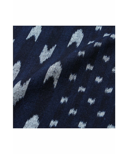 JOURNAL STANDARD（ジャーナルスタンダード）の「KASURI FABRIC / 備後絣: ストール（財布/小物・レディース・ネイビー/ネイビー A・フリー）」の5枚目の写真
