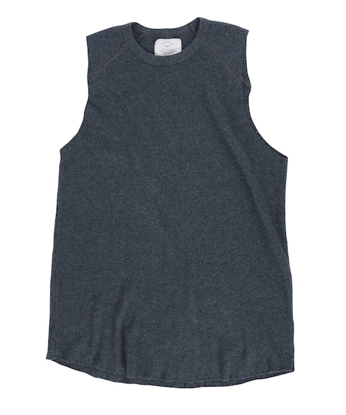 Ungrid（アングリッド）の「ワッフルリメイクワンピース（ワンピース/ドレス・レディース・オフホワイト/チャコールグレー/カーキ）」の2枚目の写真