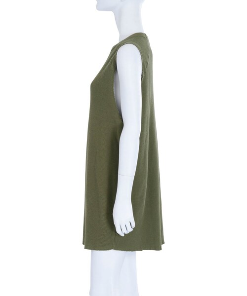 Ungrid（アングリッド）の「ワッフルリメイクワンピース（ワンピース/ドレス・レディース・オフホワイト/チャコールグレー/カーキ）」の6枚目の写真