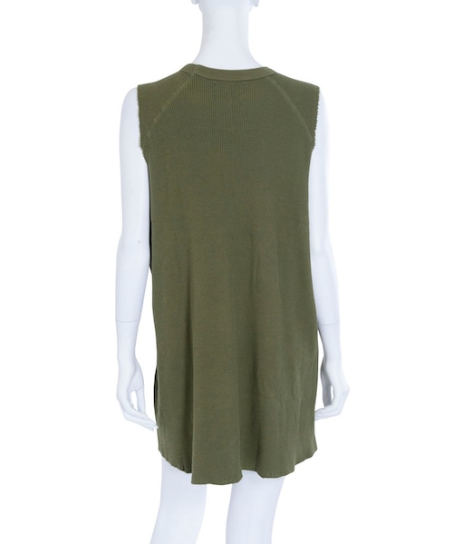 Ungrid（アングリッド）の「ワッフルリメイクワンピース（ワンピース/ドレス・レディース・オフホワイト/チャコールグレー/カーキ）」の7枚目の写真