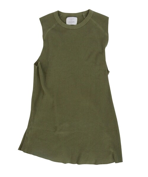 Ungrid（アングリッド）の「ワッフルリメイクワンピース（ワンピース/ドレス・レディース・オフホワイト/チャコールグレー/カーキ）」の3枚目の写真