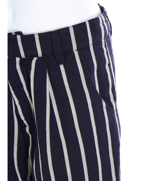 Ungrid（アングリッド）の「マルチストライプハーフパンツ（パンツ・レディース・オフホワイト/ネイビー）」の10枚目の写真