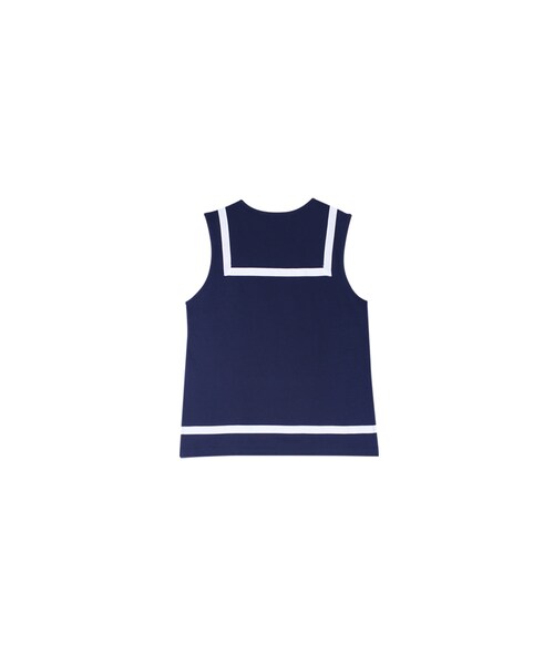 ROCKET x LUNCH（ロケットアンドランチ）の「FRAME T（トップス・レディース・WHITE/NAVY・FREE）」の3枚目の写真