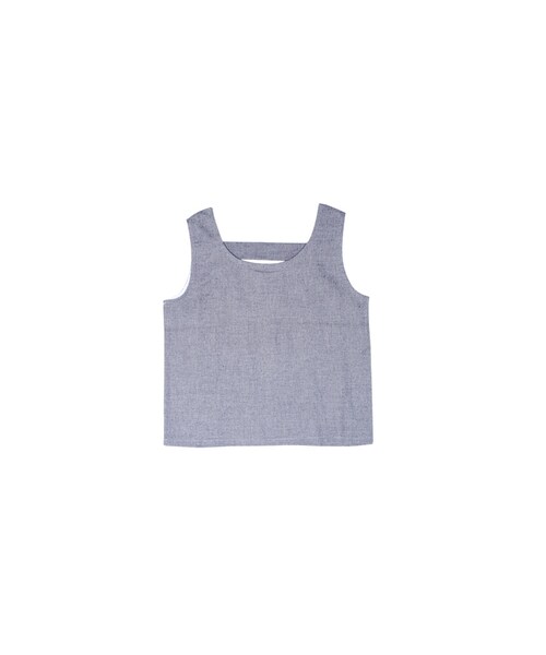 ROCKET x LUNCH（ロケットアンドランチ）の「RESORT SLEEVELESS（トップス・レディース・ORANGE/NAVY・FREE）」の2枚目の写真