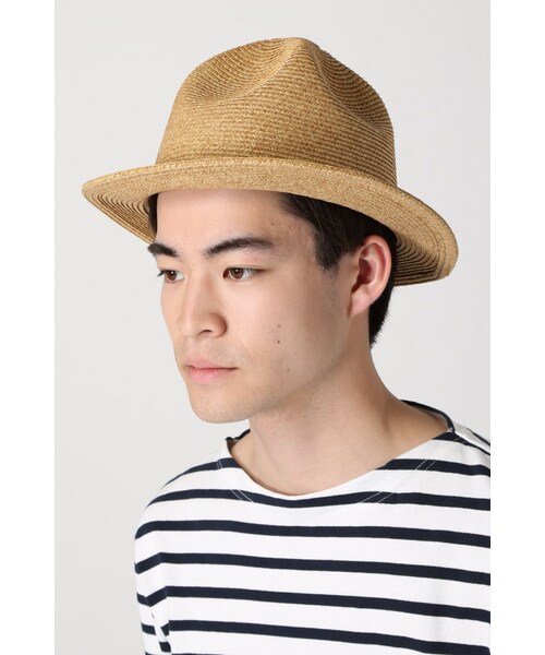 JOURNAL STANDARD relume（ジャーナルスタンダード　レリューム）の「ペーパーマウンテンハット（帽子・メンズ・ブラック/ナチュラル・フリー）」の10枚目の写真