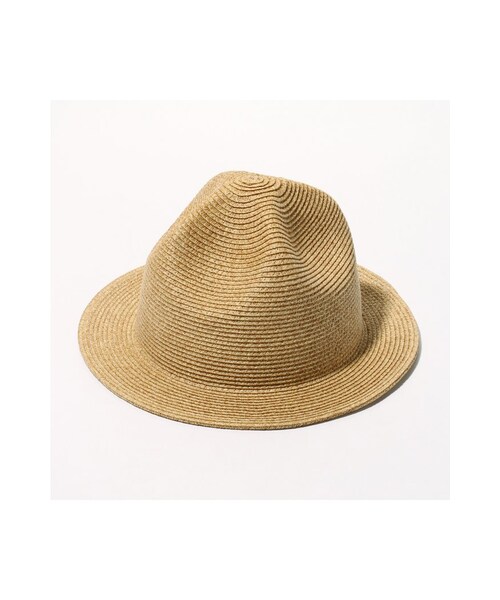 JOURNAL STANDARD relume（ジャーナルスタンダード　レリューム）の「ペーパーマウンテンハット（帽子・メンズ・ブラック/ナチュラル・フリー）」の2枚目の写真