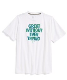 NIKE | Nike 'Great Without Even Trying' Graphic T-Shirt (Big Boys)(Tシャツ/カットソー)