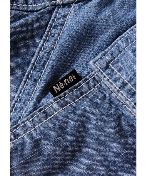 Ne-net（ネネット）の「コンビカラーデニム / パンツ（パンツ・レディース・light blue/blue・01/02）」の4枚目の写真