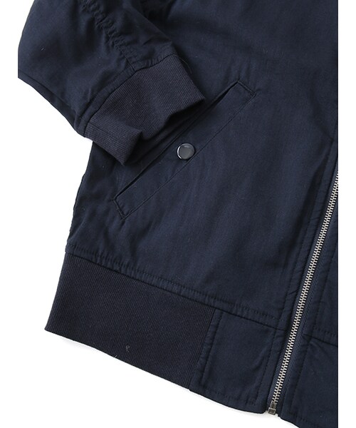 w closet（ダブルクローゼット）の「MA-1ブルゾン（ジャケット/アウター・レディース・カーキ/D.ネイビー・FREE）」の7枚目の写真