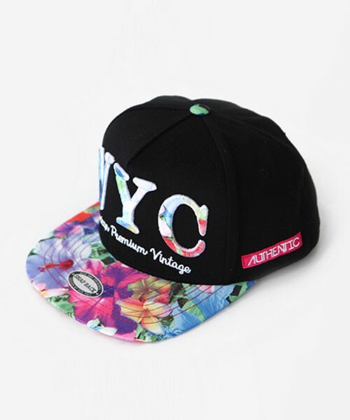 DHOLIC（ディーホリック）の「シンプルカラー/NYCロゴキャップ（キャップ・レディース・ホワイトA/イエローA/ブルーA/ブラックグレーA/ピンクB/ミントB/ブラックB・FREE）」の2枚目の写真