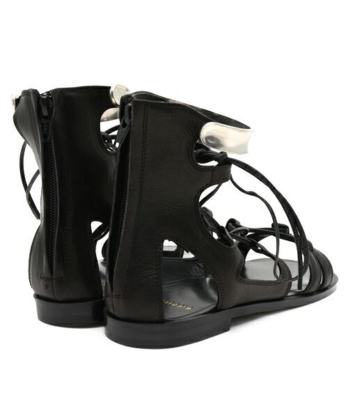 Pippichic(ピッピシック)の「PIPPI グラディエーターサンダル(サンダル・レディース・ブラック・36/37/38)」の4枚目の写真