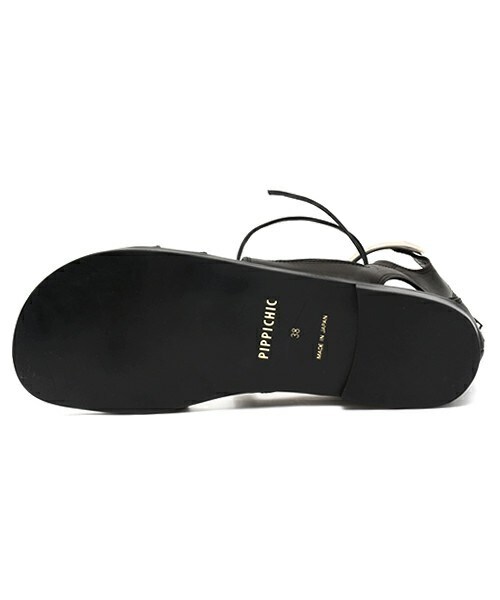 Pippichic(ピッピシック)の「PIPPI グラディエーターサンダル(サンダル・レディース・ブラック・36/37/38)」の3枚目の写真