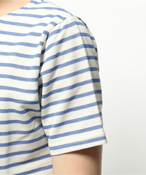 FREDY&GLOSTER（フレディアンドグロスター）の「ボートネックS/S（Tシャツ/カットソー・メンズ・ホワイト×グレー/ホワイト×ブルー/ホワイト×ネイビー・MEDIUM/LARGE）」の8枚目の写真