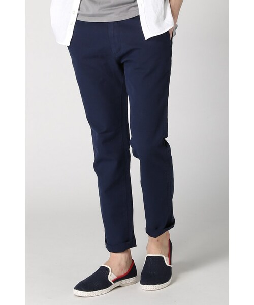JOURNAL STANDARD relume(ジャーナルスタンダード レリューム)の「C/L 66キャンバスパンツ(パンツ・メンズ・ホワイト/ベージュ/カーキ/ネイビー/ネイビー B・S/M/L/XL)」の6枚目の写真