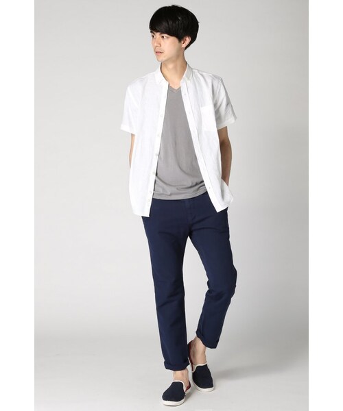 JOURNAL STANDARD relume(ジャーナルスタンダード レリューム)の「C/L 66キャンバスパンツ(パンツ・メンズ・ホワイト/ベージュ/カーキ/ネイビー/ネイビー B・S/M/L/XL)」の7枚目の写真