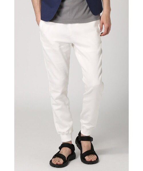 JOURNAL STANDARD（ジャーナルスタンダード）の「ツイルストレッチライトリブPT（パンツ・メンズ・グレーA/ホワイト/ブルー・S/M/L）」の4枚目の写真