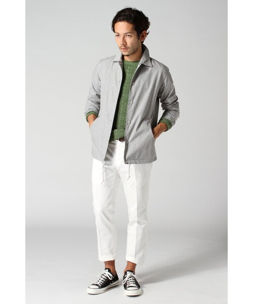 JOURNAL STANDARD（ジャーナルスタンダード）の「コットンコーティングコーチジャケット（ジャケット/アウター・メンズ・グレーA/ナチュラル/ネイビー・M/L）」の15枚目の写真