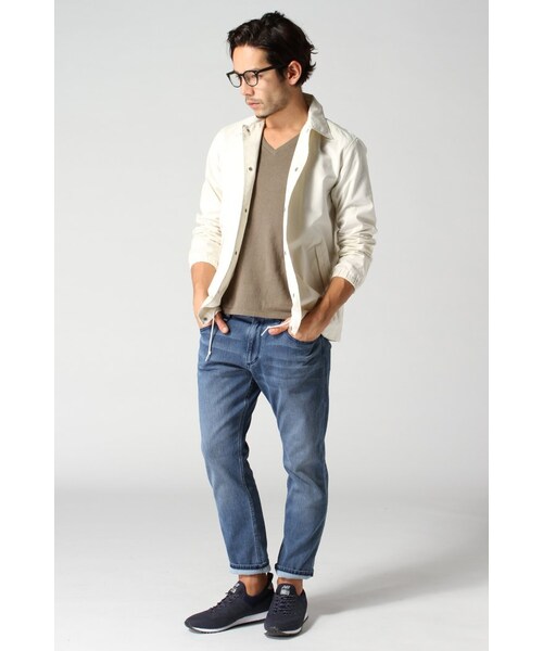 JOURNAL STANDARD（ジャーナルスタンダード）の「コットンコーティングコーチジャケット（ジャケット/アウター・メンズ・グレーA/ナチュラル/ネイビー・M/L）」の16枚目の写真