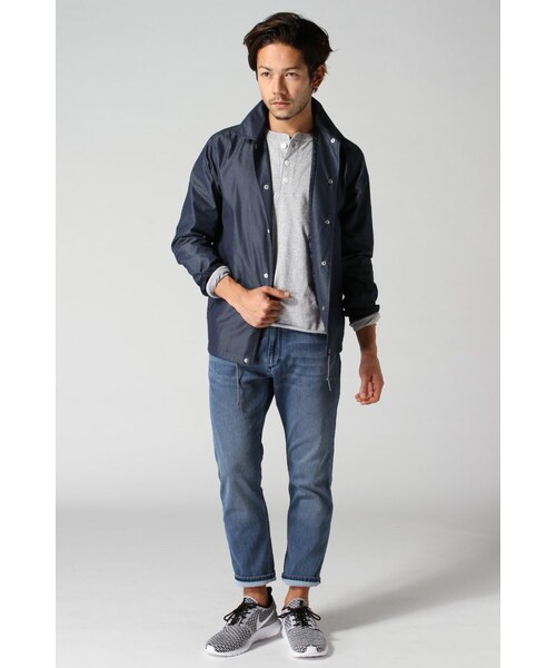 JOURNAL STANDARD（ジャーナルスタンダード）の「コットンコーティングコーチジャケット（ジャケット/アウター・メンズ・グレーA/ナチュラル/ネイビー・M/L）」の17枚目の写真