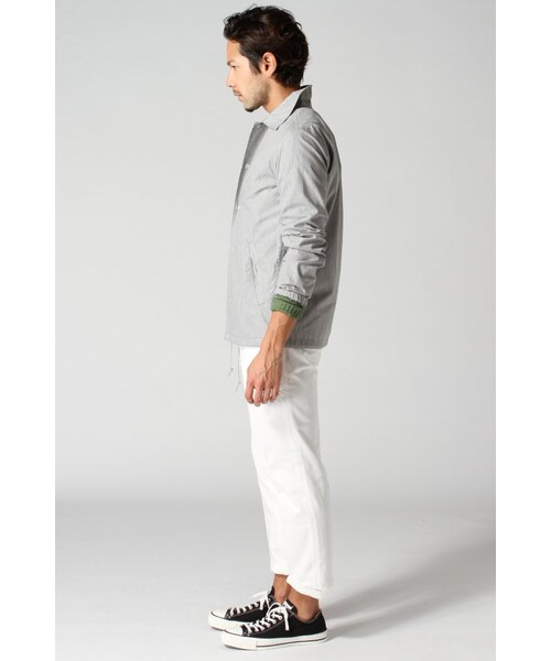JOURNAL STANDARD（ジャーナルスタンダード）の「コットンコーティングコーチジャケット（ジャケット/アウター・メンズ・グレーA/ナチュラル/ネイビー・M/L）」の5枚目の写真