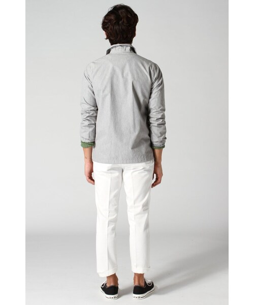 JOURNAL STANDARD（ジャーナルスタンダード）の「コットンコーティングコーチジャケット（ジャケット/アウター・メンズ・グレーA/ナチュラル/ネイビー・M/L）」の6枚目の写真