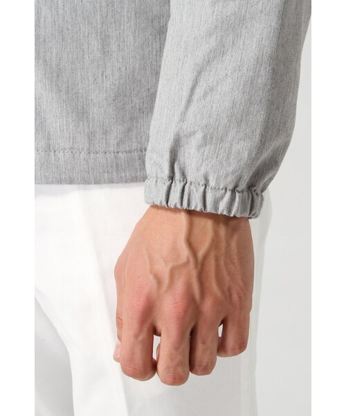 JOURNAL STANDARD（ジャーナルスタンダード）の「コットンコーティングコーチジャケット（ジャケット/アウター・メンズ・グレーA/ナチュラル/ネイビー・M/L）」の10枚目の写真